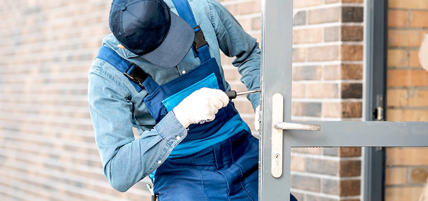 Pivot Storefront Door Locks Installation in Montecito, California