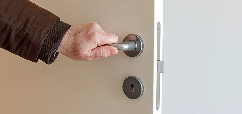 Restroom Locks Privacy Bolt Installation in Montecito, California